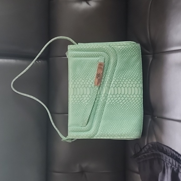 Cashhimi python handbag  Green. NEW - Picture 6 of 7